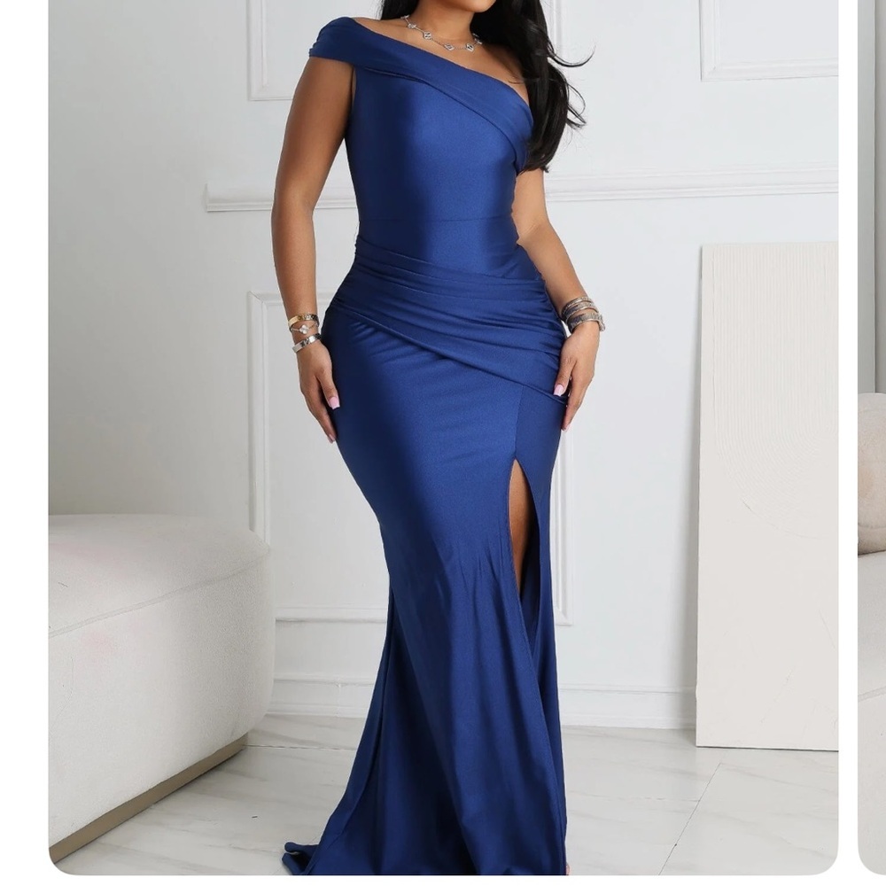 ⚠️CLEARANCE!!! Elegant Blue Evening Gown